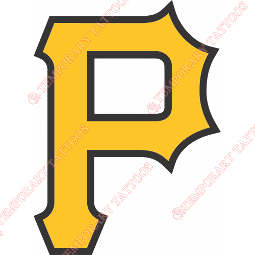 Pittsburgh Pirates Customize Temporary Tattoos Stickers NO.1830